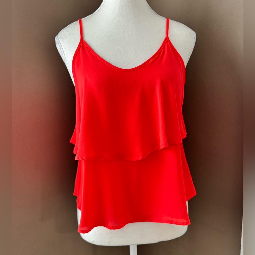 Lush Vibrant Red Layered Camisole